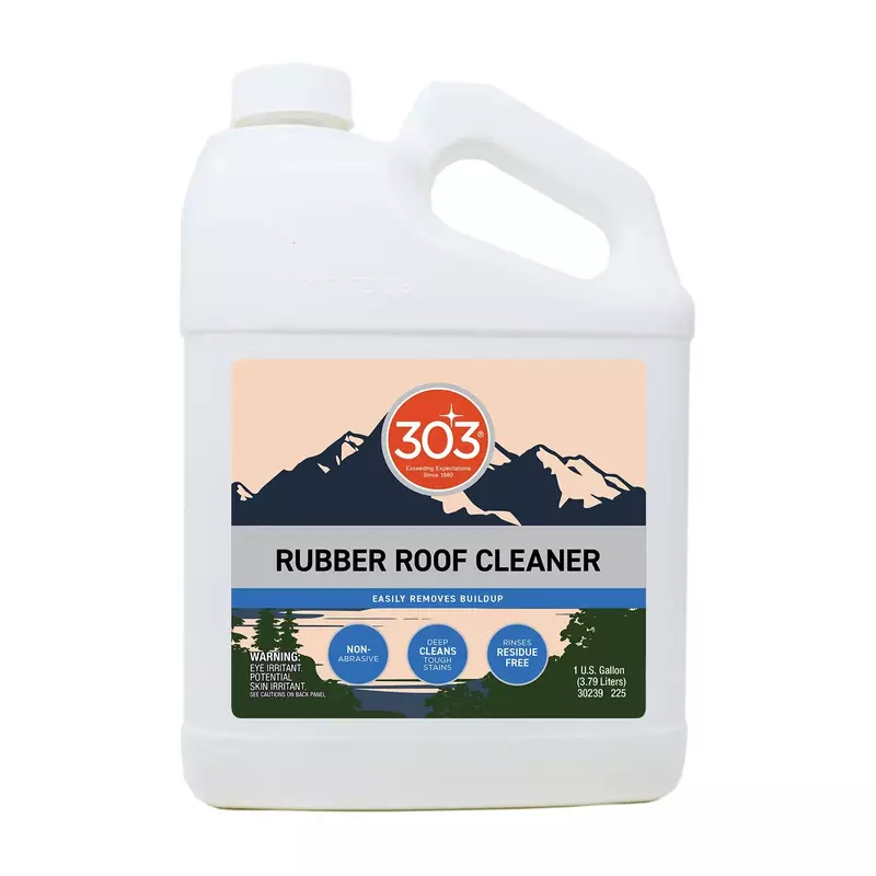 303 Products Rubber Roof Cleaner - Removes Build Up On The Rubber Roofs of RVs, Campers, Pop-Ups, and Motorhomes