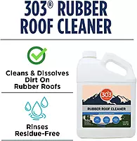 303 Products Rubber Roof Cleaner - Removes Build Up On The Rubber Roofs of RVs, Campers, Pop-Ups, and Motorhomes