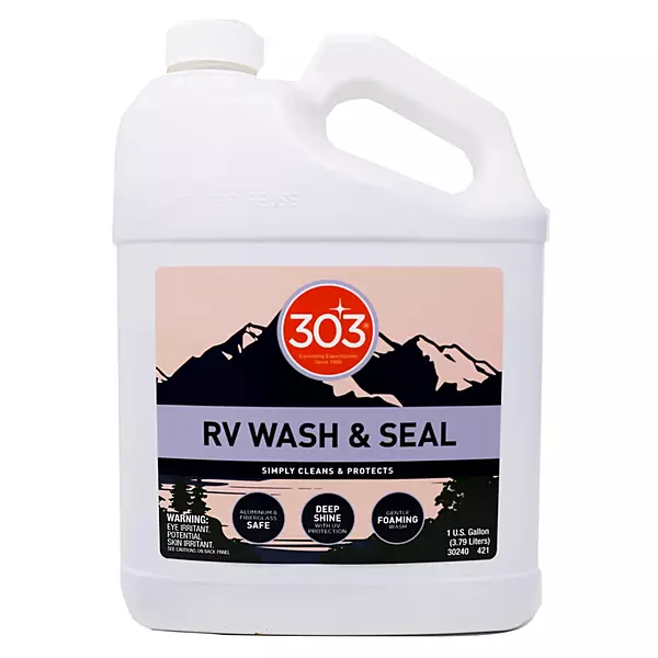 303 Products RV Wash & Seal - Clean, Streak-Free Finish, pH Neutral with High Foaming Formula