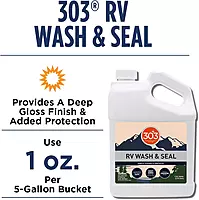 303 Products RV Wash & Seal - Clean, Streak-Free Finish, pH Neutral with High Foaming Formula