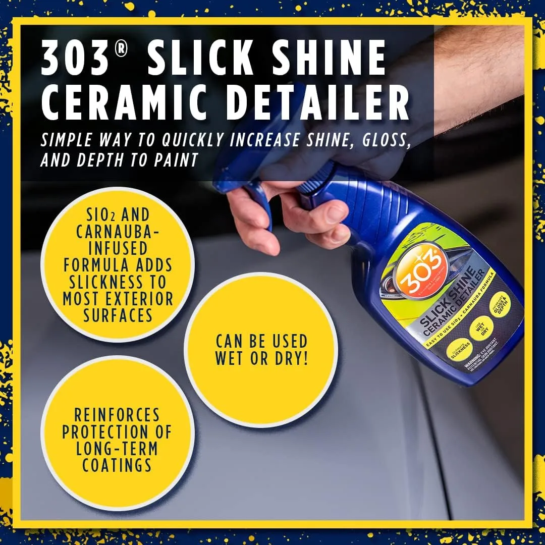 303 Slick Shine Ceramic Detailer - SiO2 & Carnauba - 16 oz