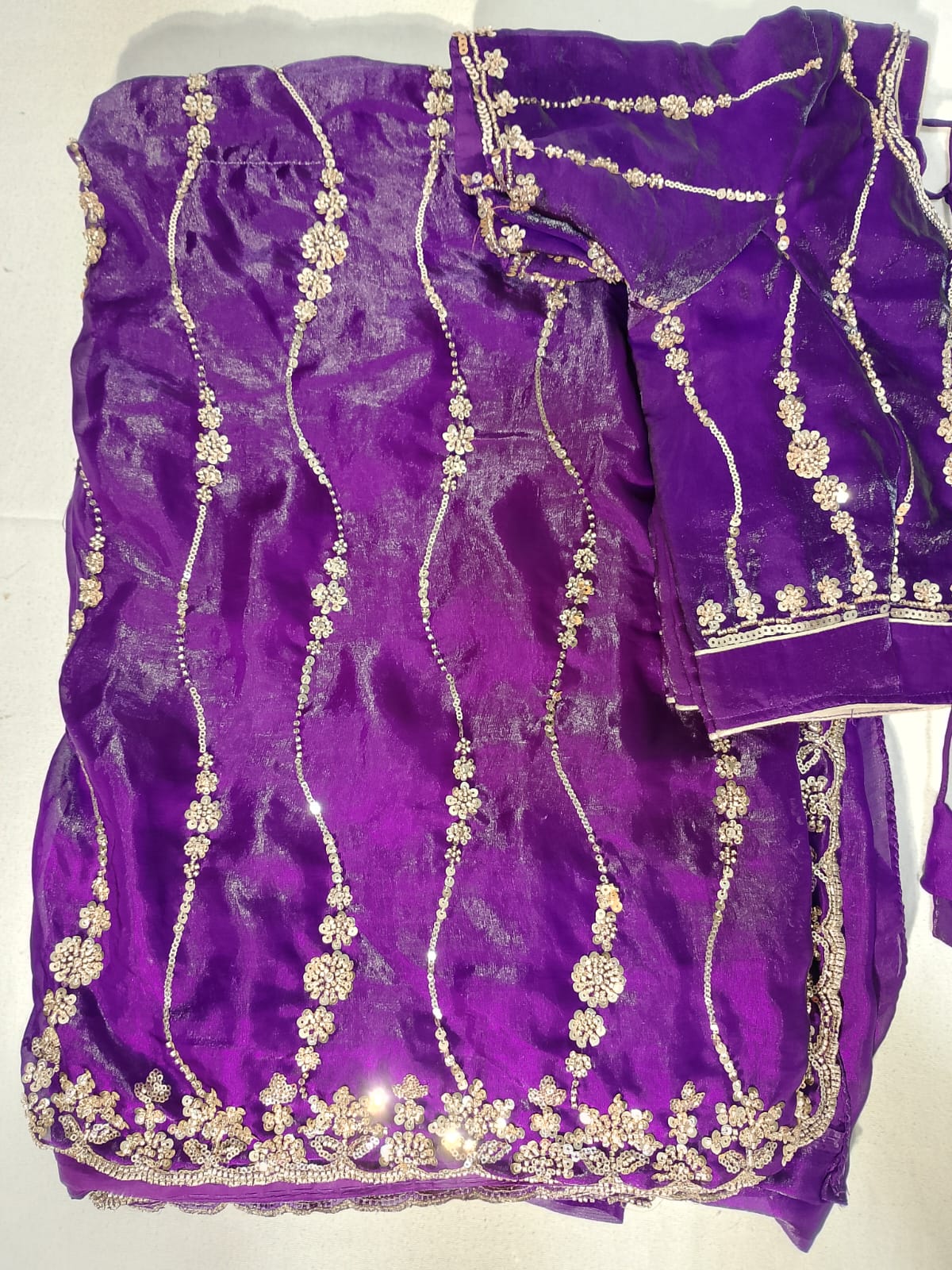 N236: Ready To Ship Beautiful Saree With Stitched Blouse