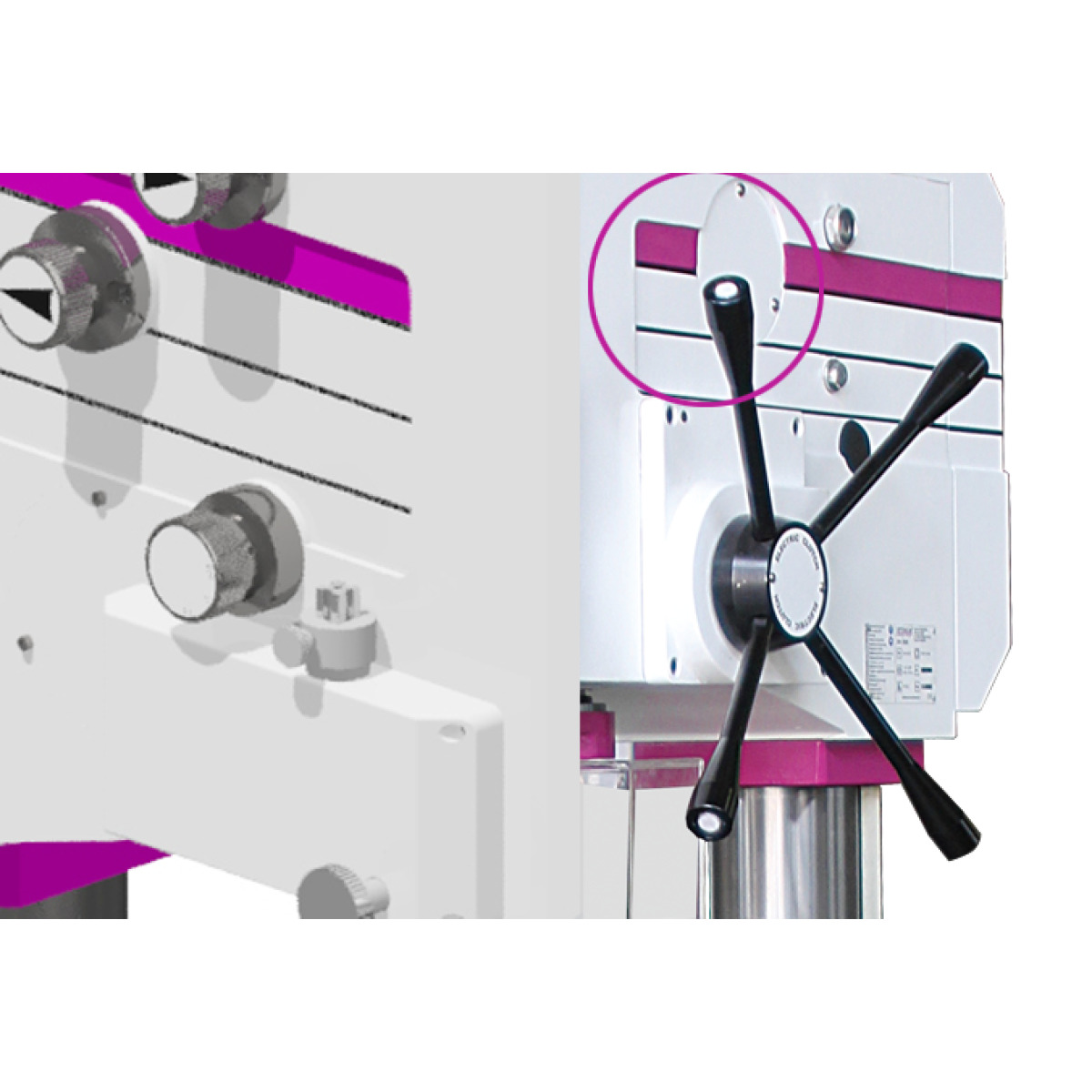 OPTIMUM OPTIdrill DH 35G – Gear Drilling Machine