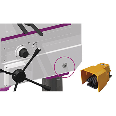 OPTIMUM OPTIdrill DH 55G – Gear Drilling Machine