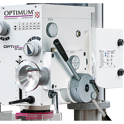 OPTIMUM OPTIdrill DH 40CTP – Pillar Gear Drill With Cross Table