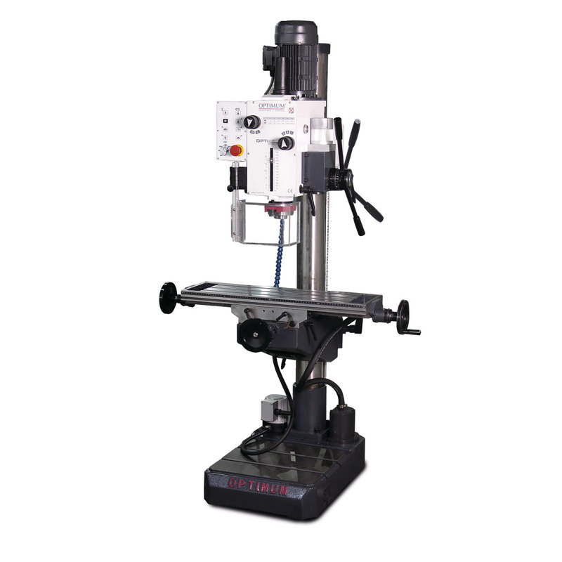 OPTIMUM OPTIdrill DH 40CTP – Pillar Gear Drill With Cross Table