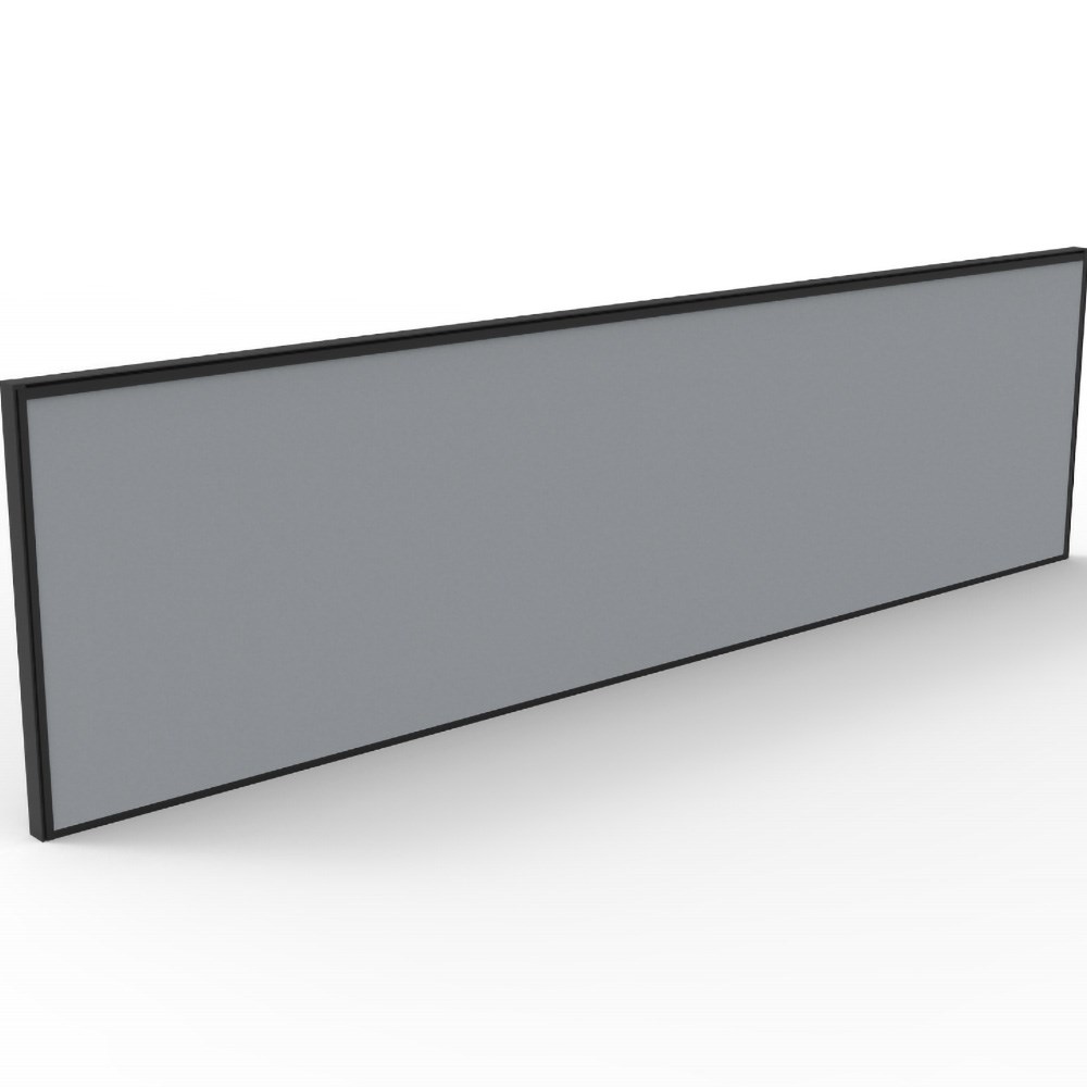 Rapidline SHUSH30+ Screen 1800W x 30D x 495mmH Black Frame Grey Pinnable Fabric
