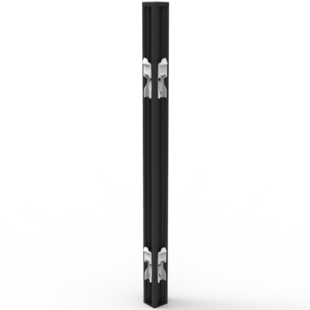 Rapidline SHUSH30+ Screen Joining Pole 495mmH Black