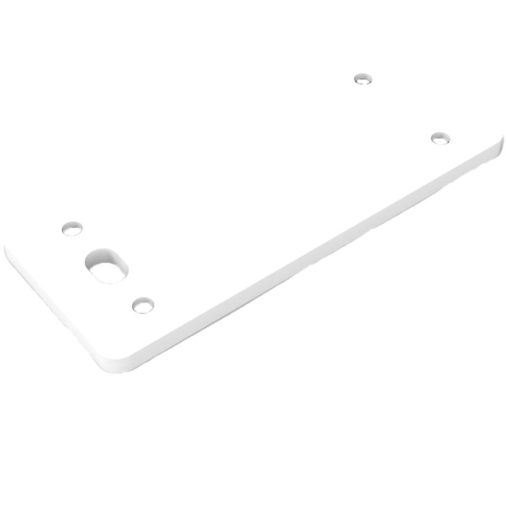 Rapidline SHUSH30+ Screen L Shaped Screw Plate White