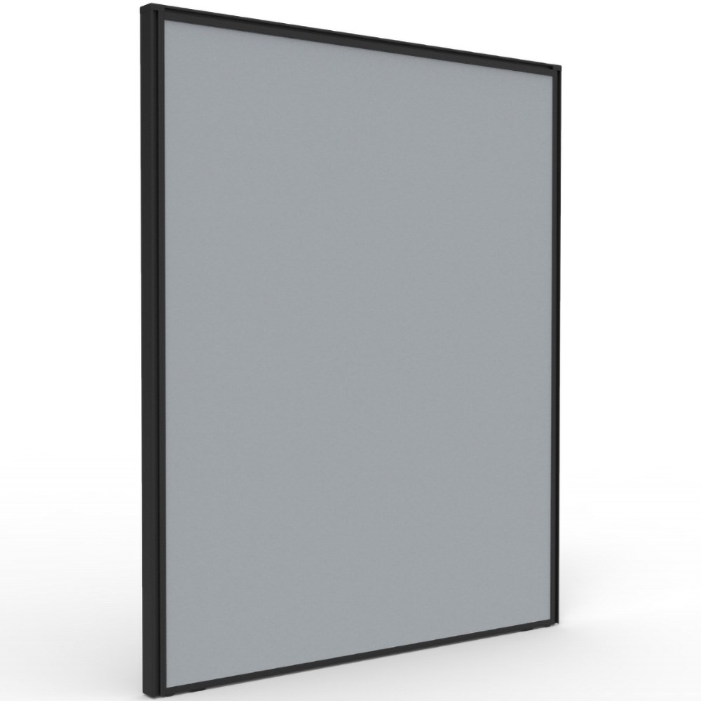 Rapidline SHUSH30+ Screen 750W x 30D x 900mmH Black Frame Grey Pinnable Fabric