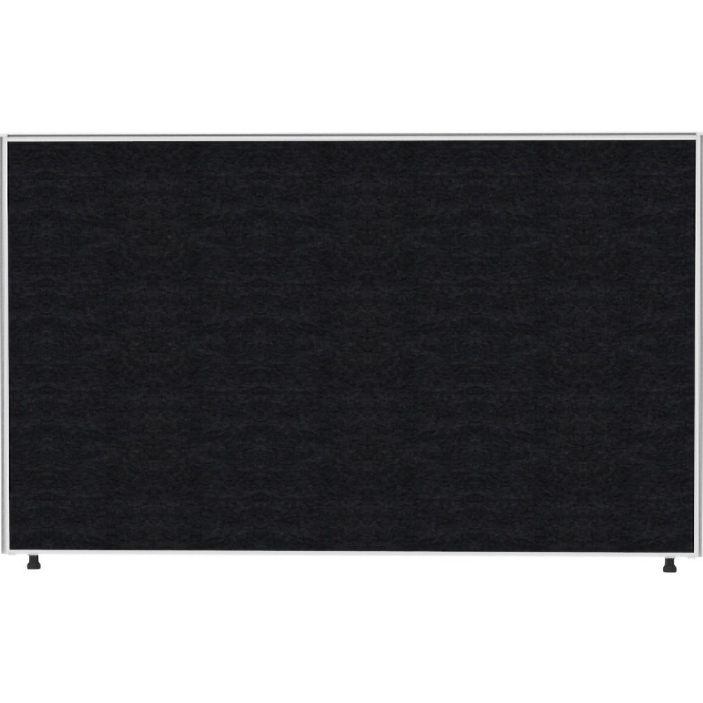 Rapidline SHUSH30+ Screen 1500W x 30D x 900mmH White Frame Black Pinnable Fabric