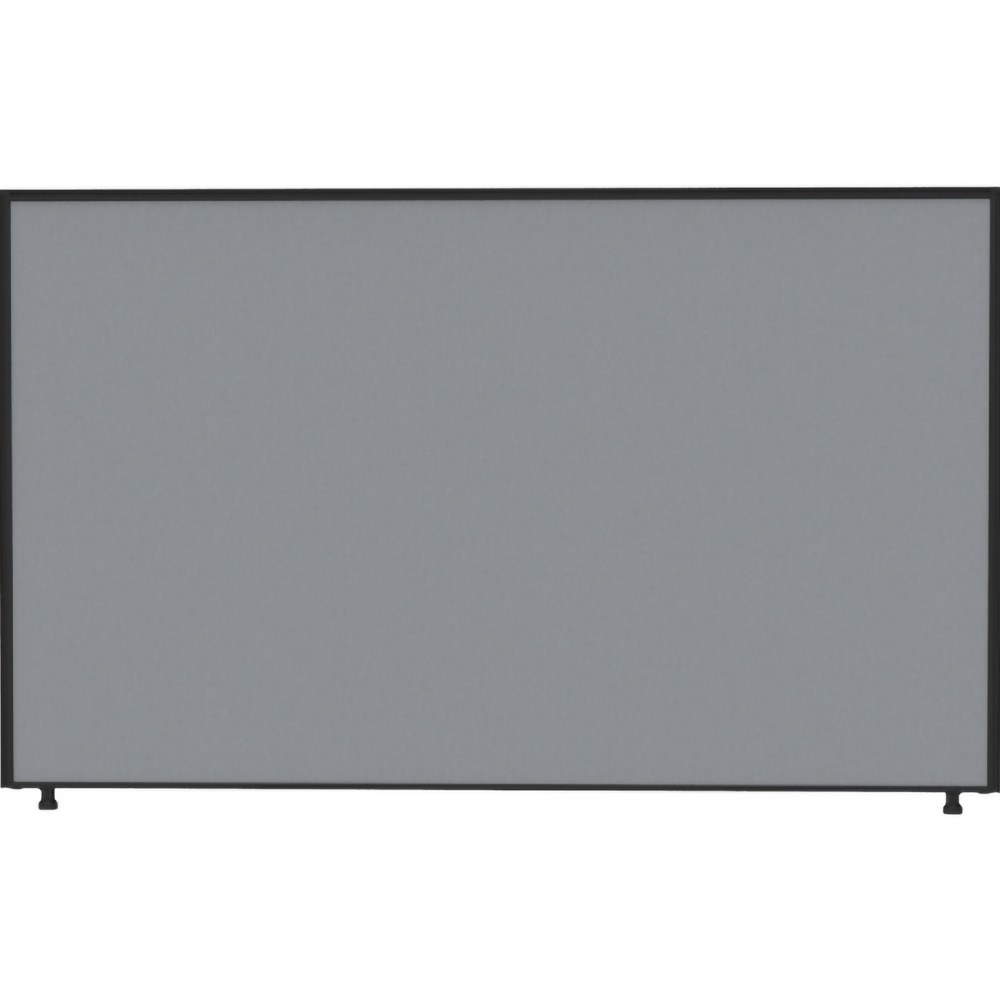 Rapidline SHUSH30+ Screen 1500W x 30D x 900mmH Black Frame Grey Pinnable Fabric
