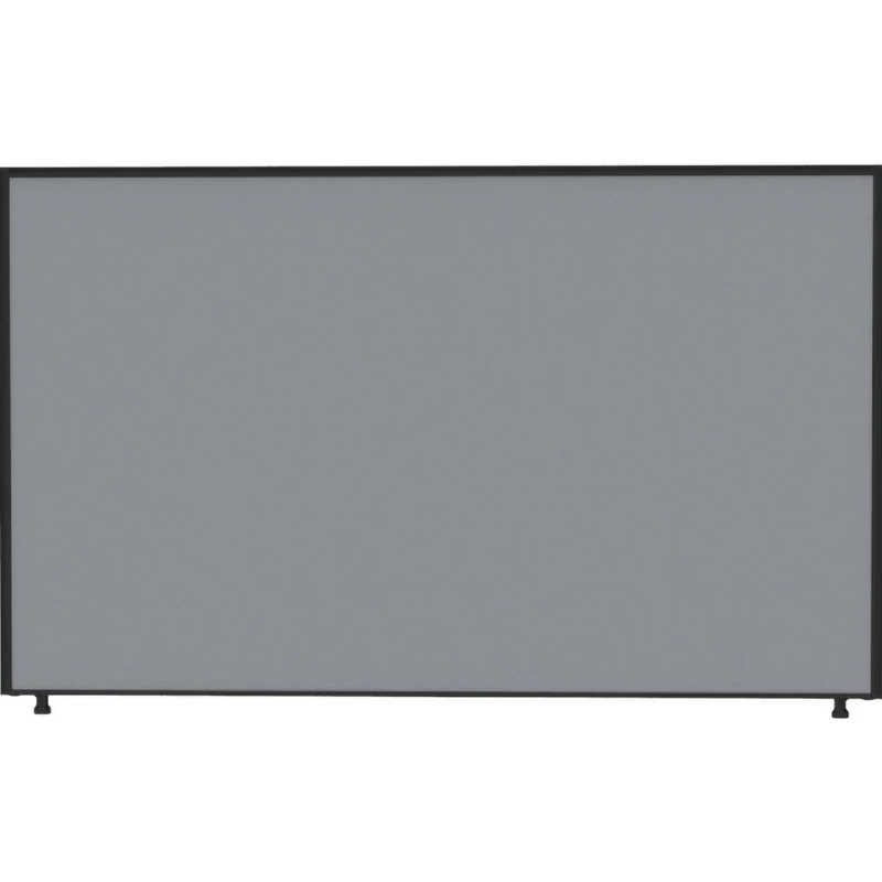 Rapidline SHUSH30+ Screen 1500W x 30D x 900mmH Black Frame Grey Pinnable Fabric
