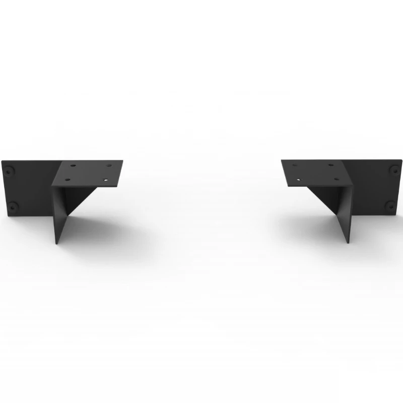 Rapidline SHUSH30+ Screen Fixing Bracket For 900mm Height Black Set Of 2