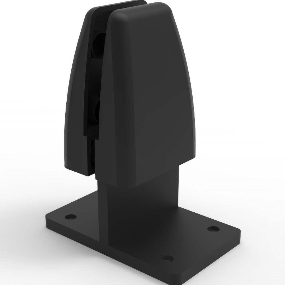 Rapidline Eco Panel Screen Back To Back Mounted Clamps Pack  Of 2 Black