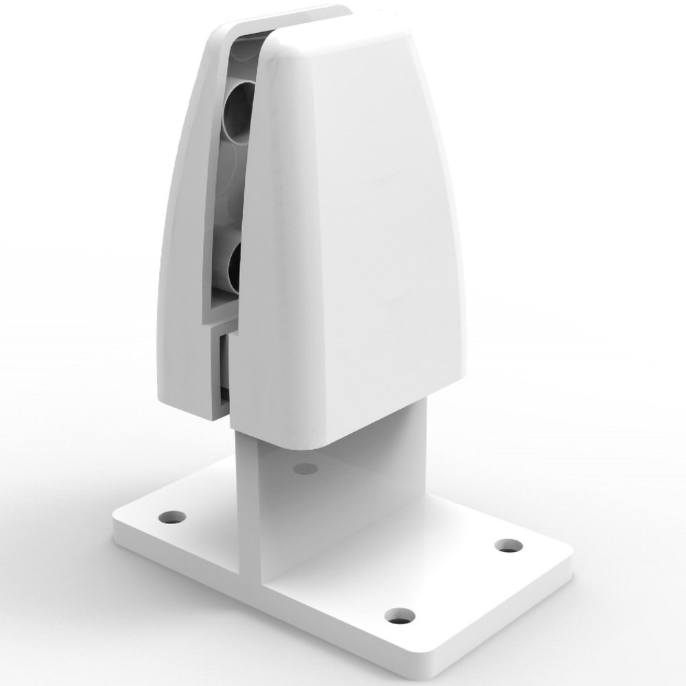 Rapidline Eco Panel Screen Back To Back Mounted Clamps Pack  Of 2 White