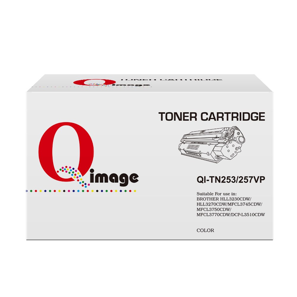 Q-Image Compatible Brother TN253/TN257 Toner Cartridge Value Pack  Assorted Colours