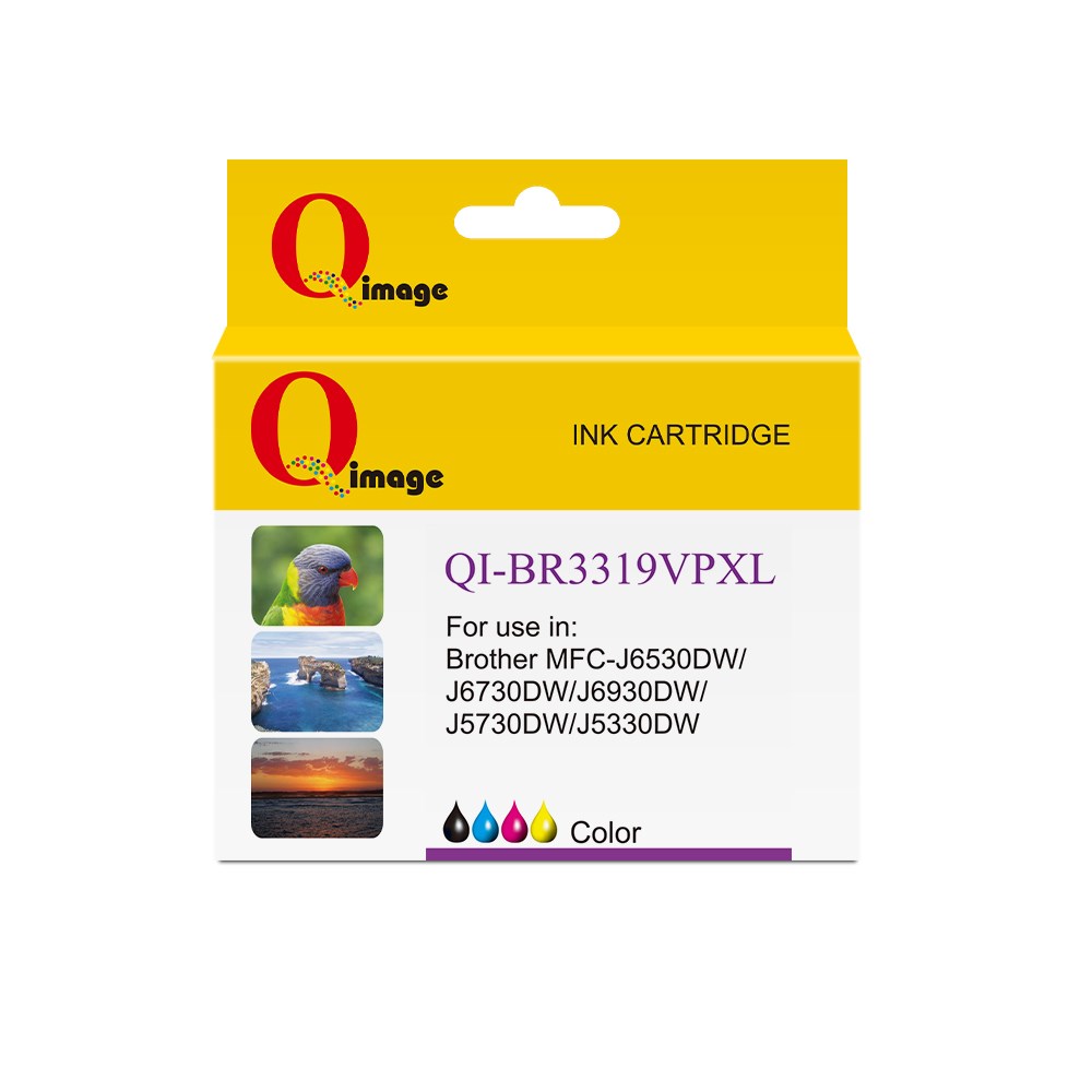 Q-Image Compatible Brother LC3319XL Ink Cartridge Colour Value Pack  High Yield CYMBK