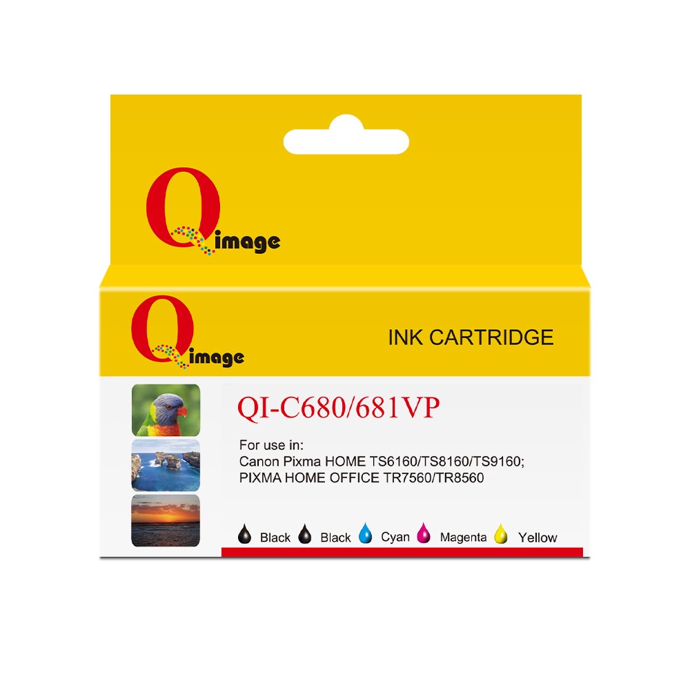 Q-Image Compatible Canon PGI680XXLBK + CLI681XXL Ink Cartridge Value Pack  Assorted