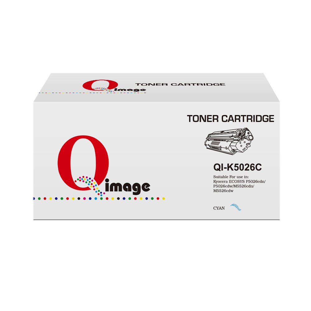 Q-Image Compatible Kyocera TK-5244C Toner Cartridge Cyan