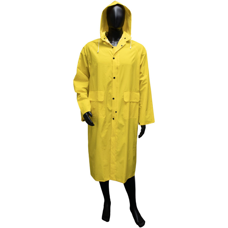 48” yellow raincoat