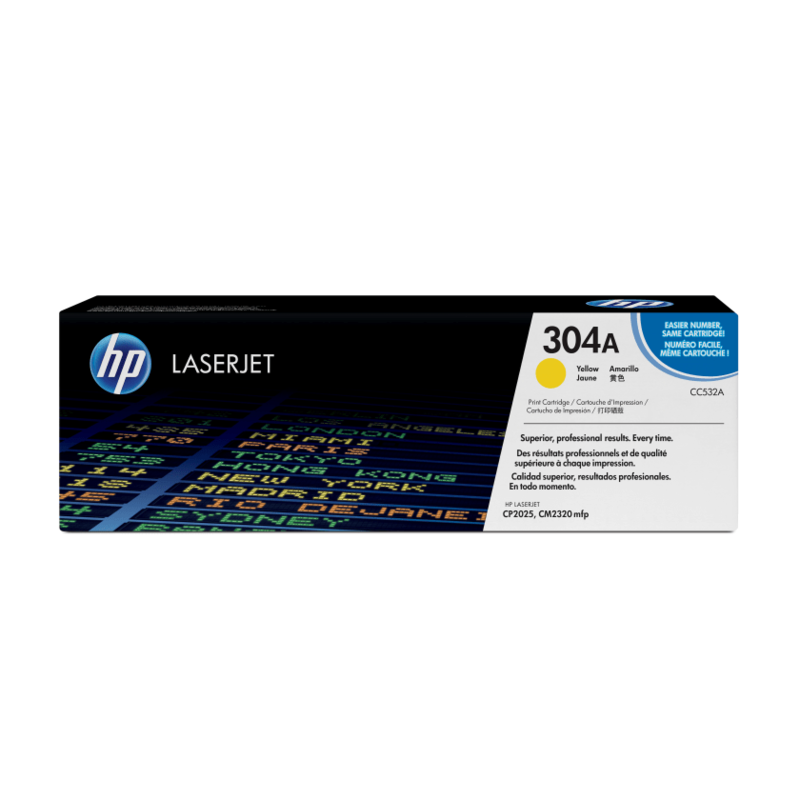 Toner HP 304A LaserJet CC532A Yellow
