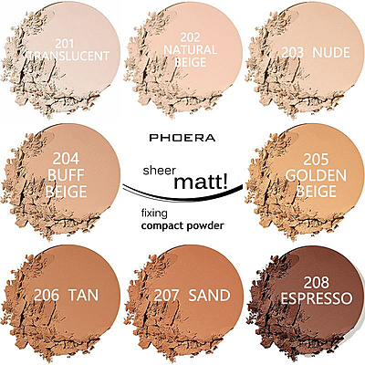 PHOERA SHEER MATTE COMPACT POWDER
