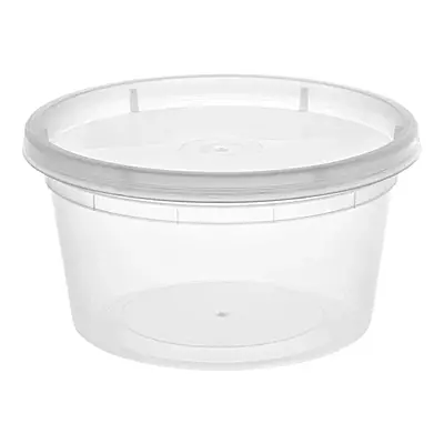 Translucent Plastic Deli Container W Lid 240/Case