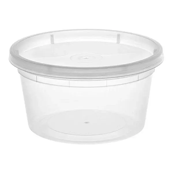 Translucent Plastic Deli Container W Lid 240/Case
