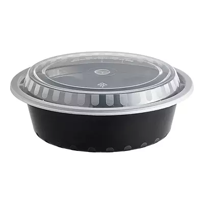 Round Microwavable Heavy Weight Container w/Lid - 150/Case Round Microwavable Heavy Weight Container w/Lid - 150/Case