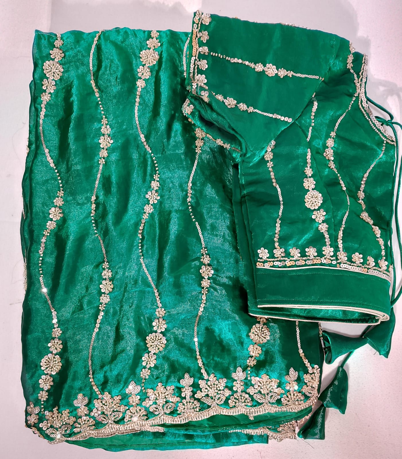 N239: Ready To Ship Beautiful Saree With Stitched Blouse