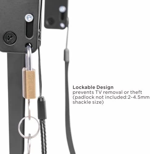 Mount-It! Portrait TV Wall Mount, Low Profile TV Mount for Vertical Mounting of Displays from 37" to 75"