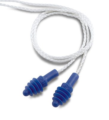 Howard Leight AirSoft Corded Earplugs, Nylon Cord