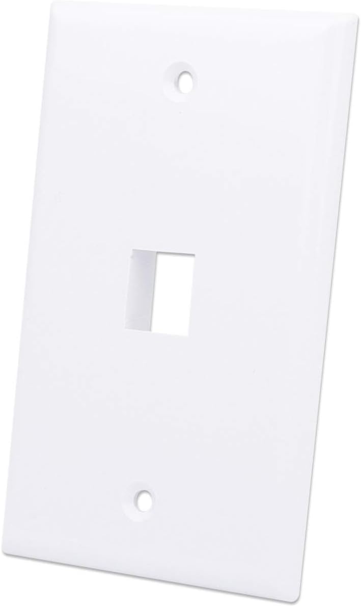 INTELLINET 1-Outlet Keystone Wall Plate