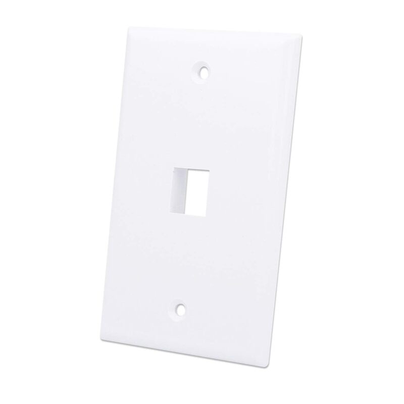 INTELLINET 1-Outlet Keystone Wall Plate