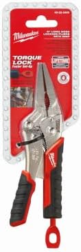 Milwaukee 48-22-3406 Long Nose Locking Pliers with Grip 6-inch