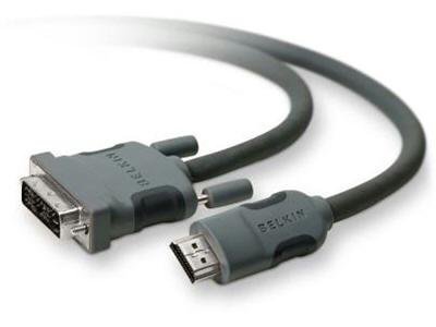 Belkin HDMI to DVI Cable - DVI - HDMI - 10ft