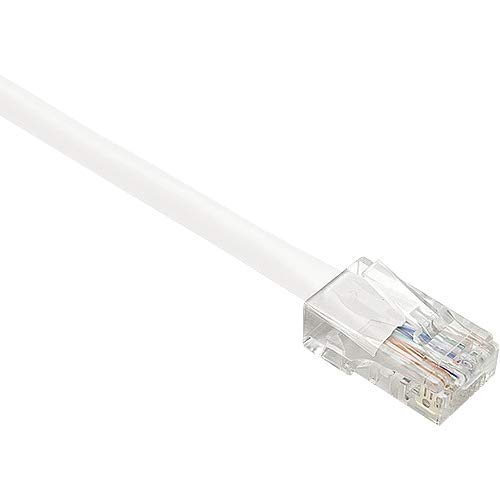UNC CAT6 Patch Cable, 10 ft, White, UTP (No Boots)