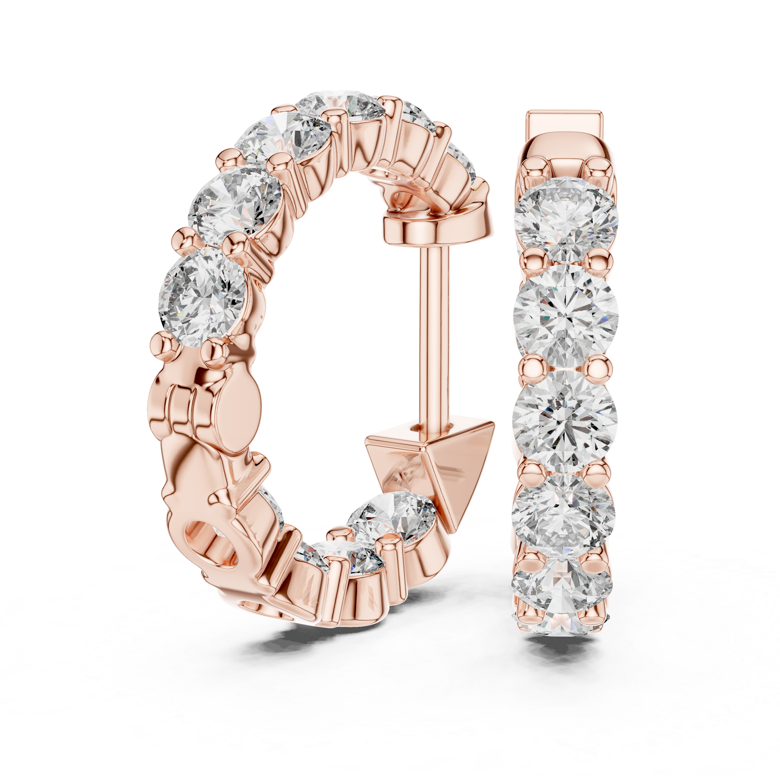 Sovereign diamond hoop