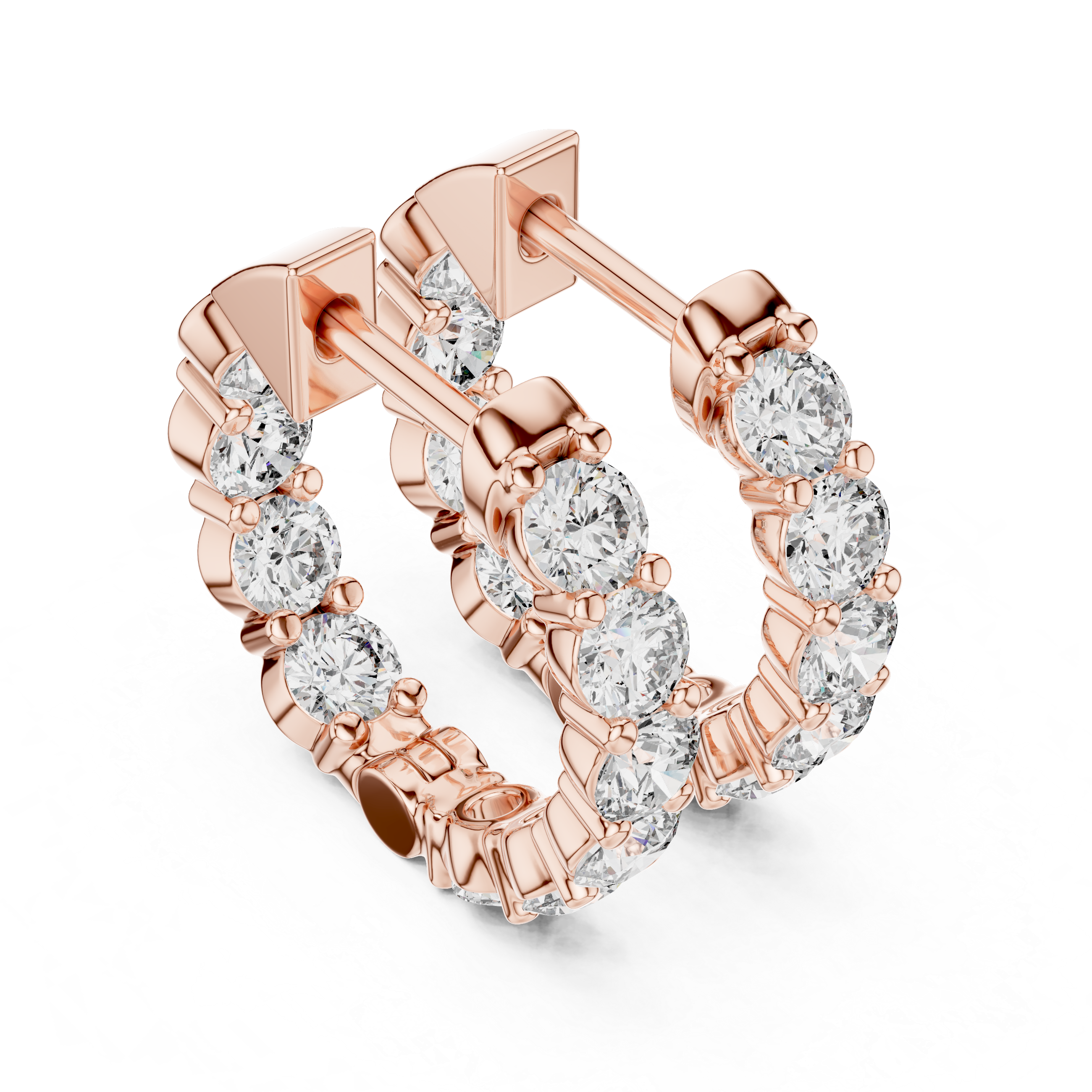 Sovereign diamond hoop
