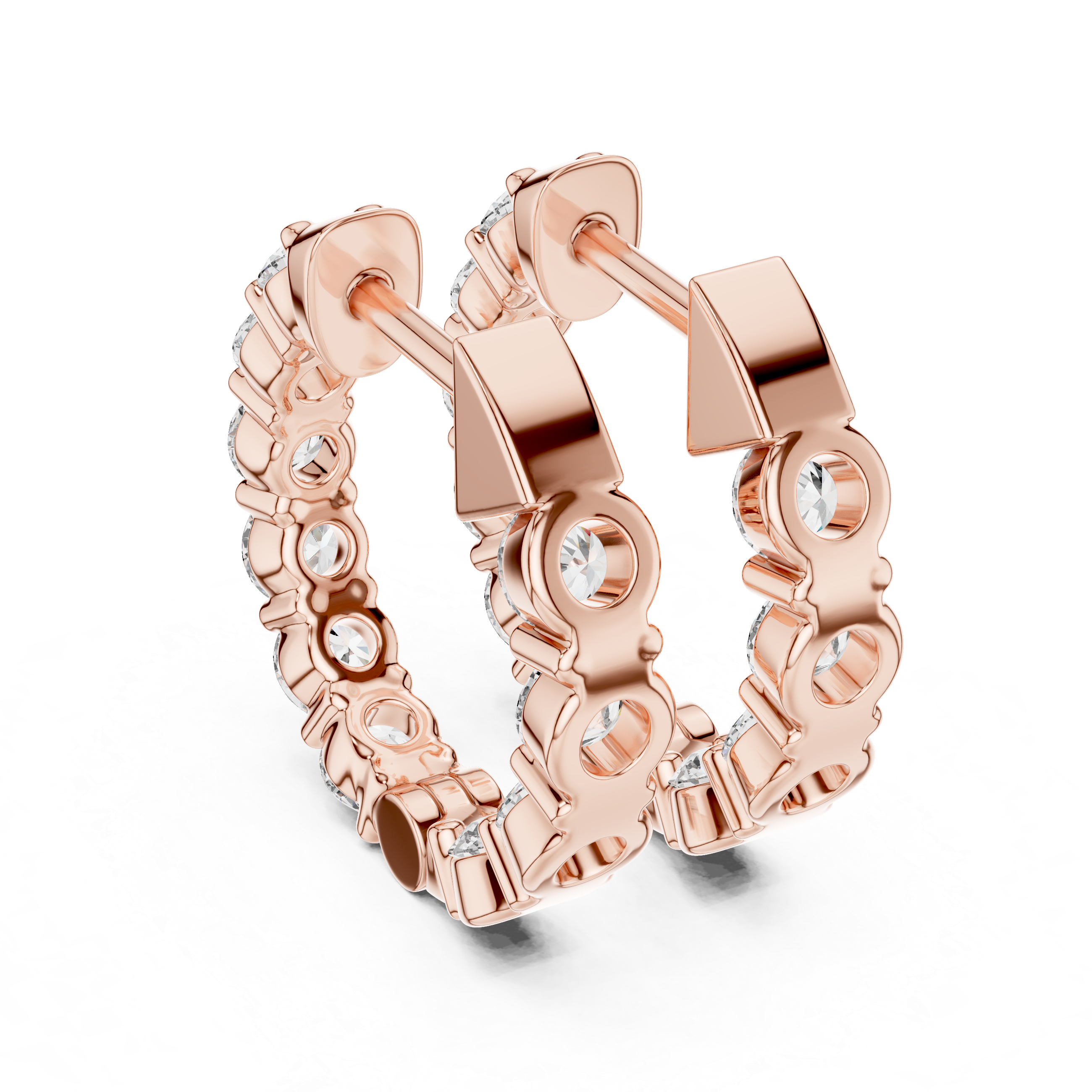 Sovereign diamond hoop