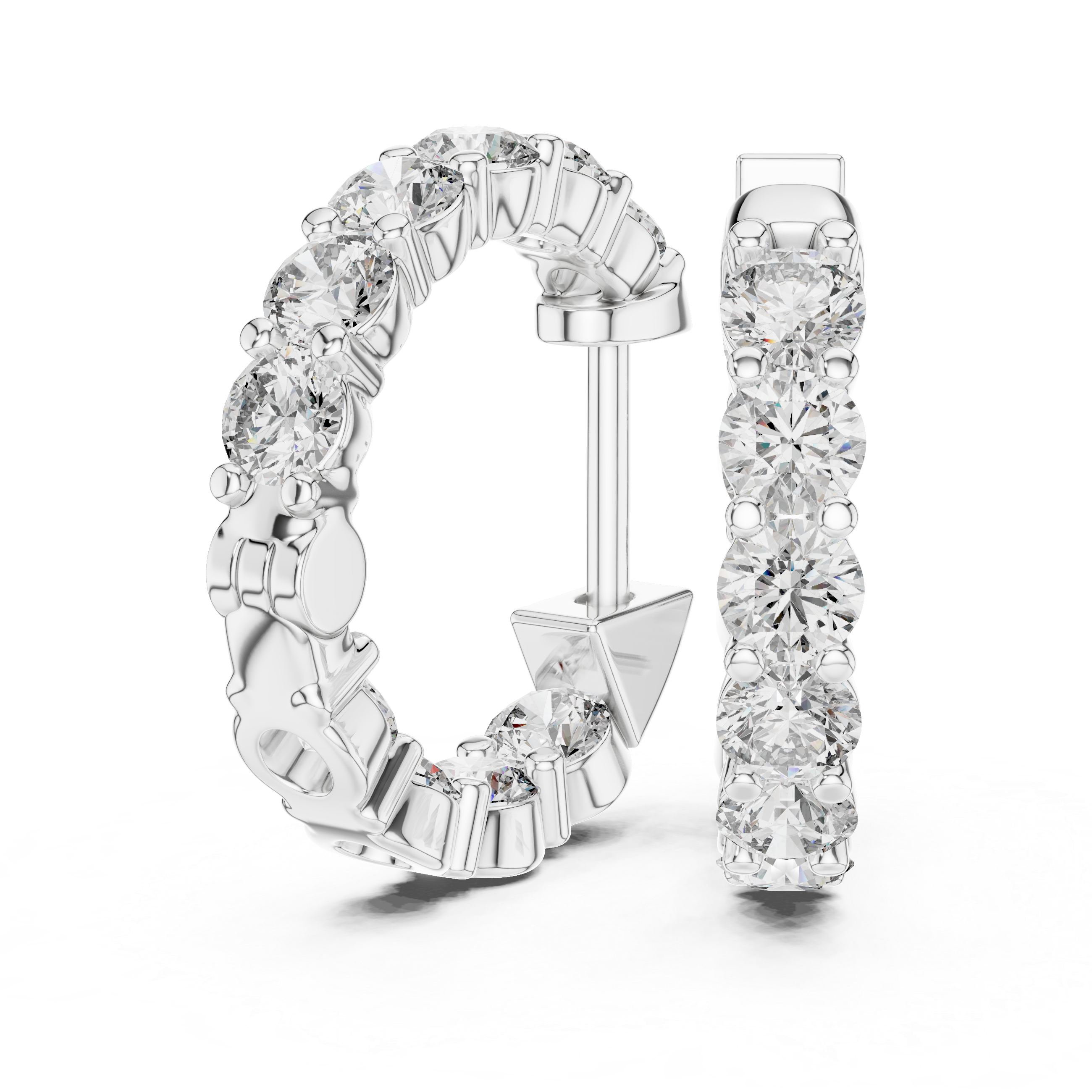 Sovereign diamond hoop