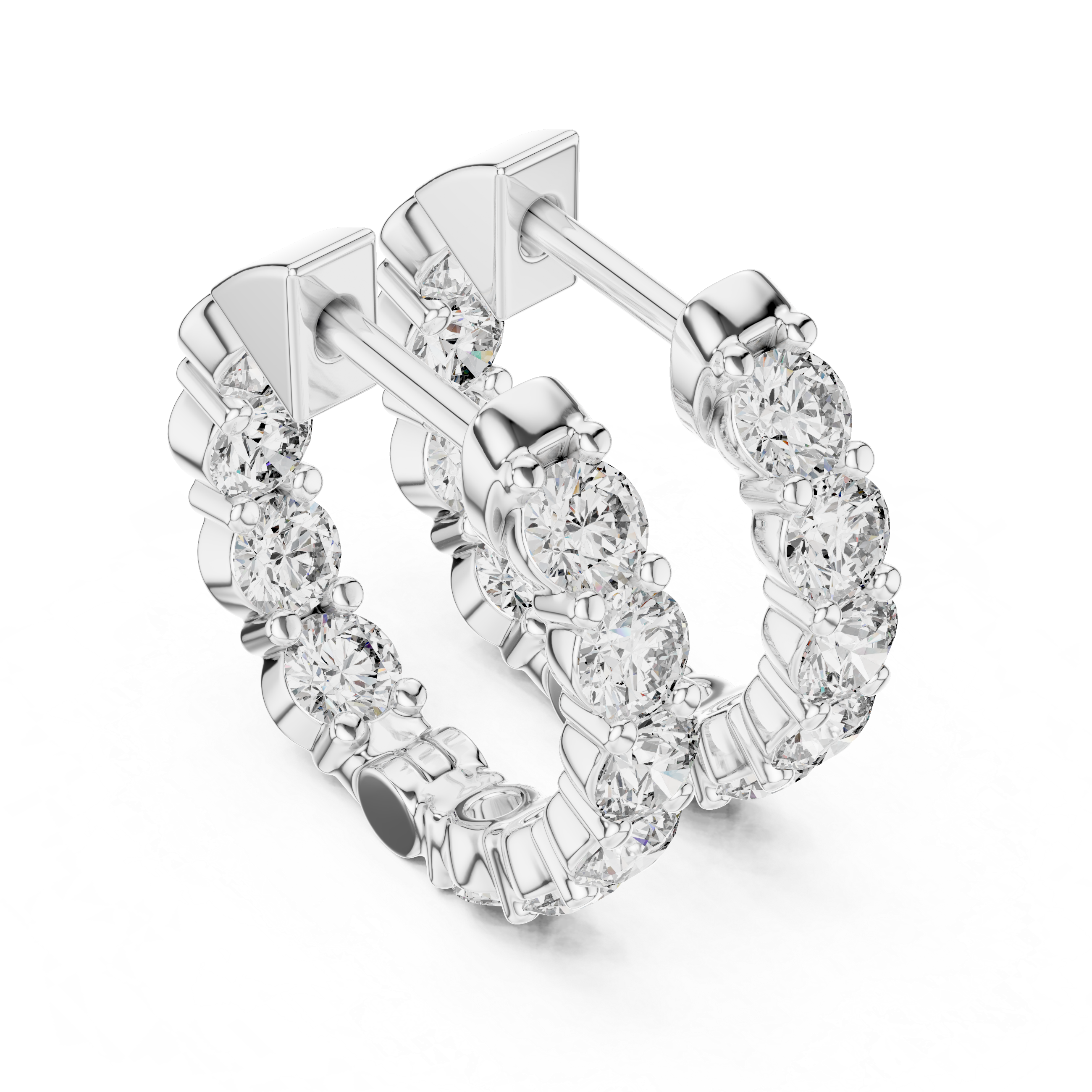 Sovereign diamond hoop