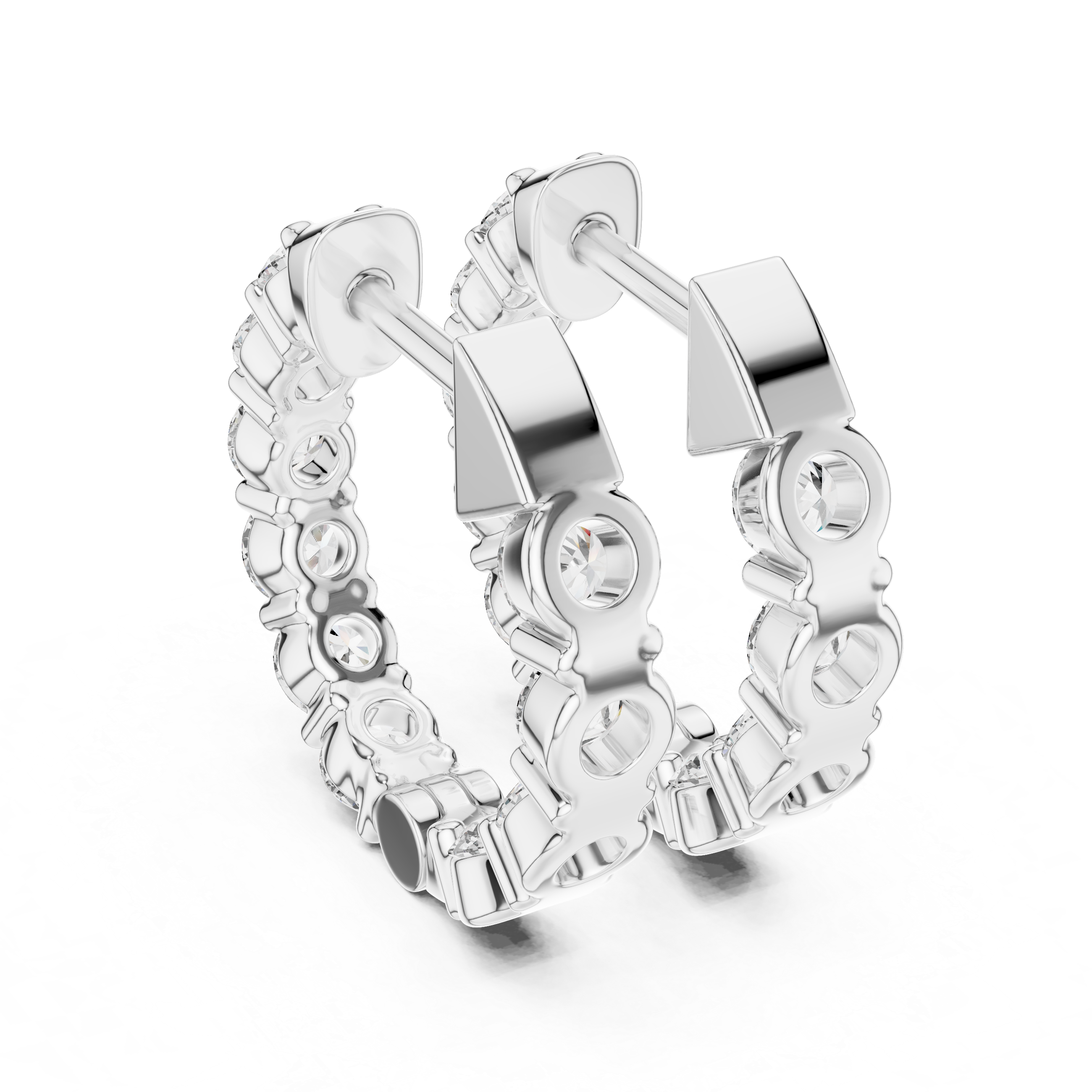Sovereign diamond hoop
