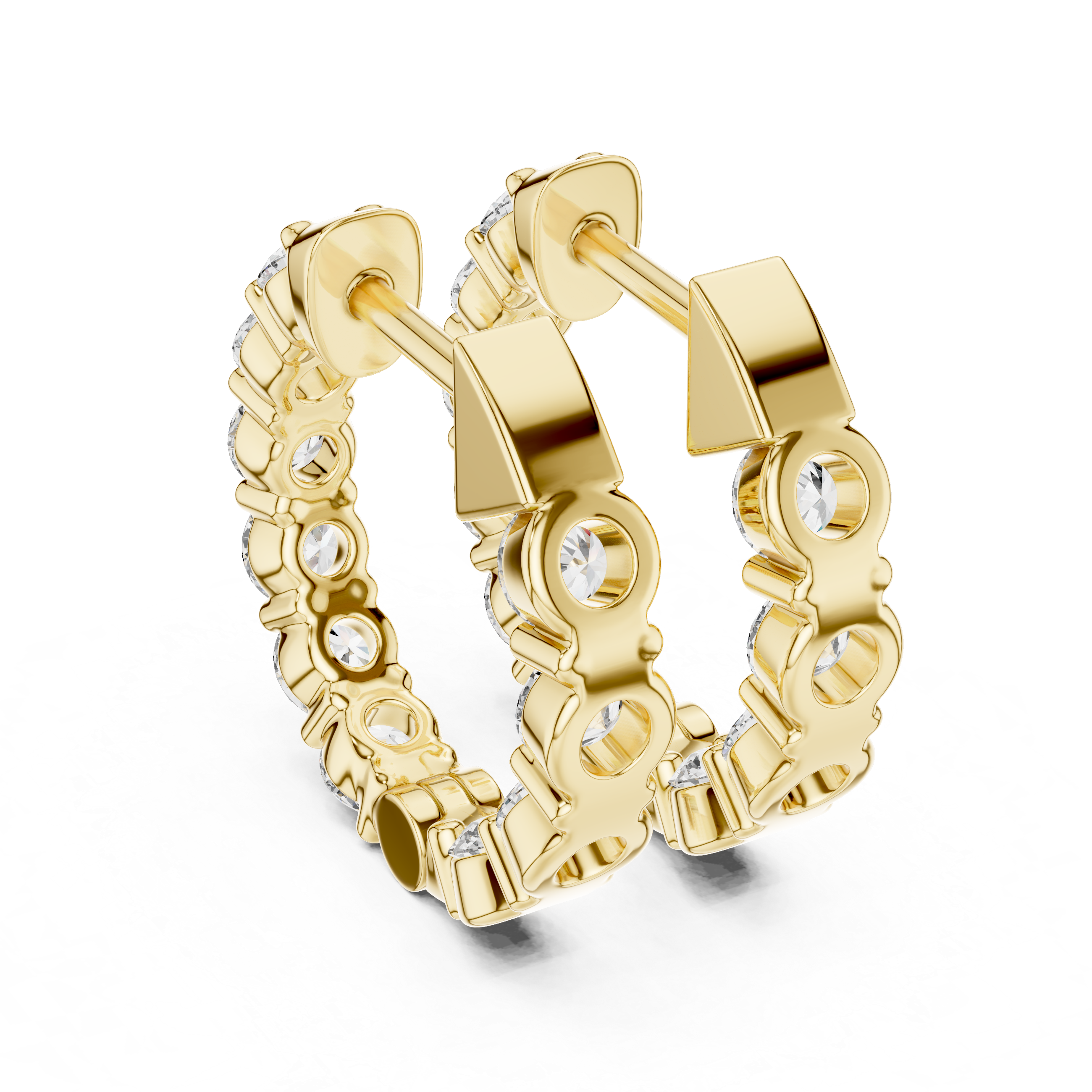 Sovereign diamond hoop