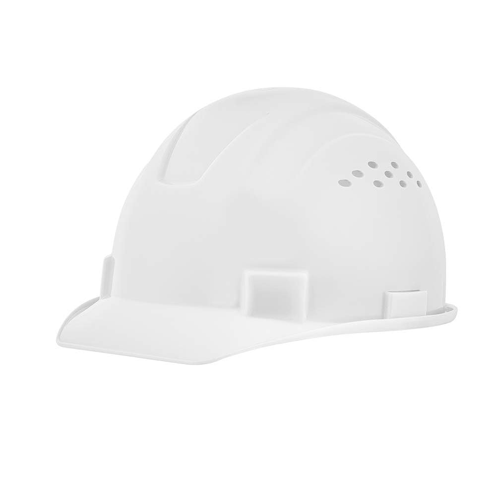 Jackson Safety Advantage Front Brim Hard Hat, Vented, 4-pt. Ratchet Suspension, White, 20220