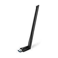 TP-Link USB WiFi Adapter for Desktop PC, AC1300 USB 3.0 Wireless Dual Band Network Adapter with High Gain Antenna(Archer T3U