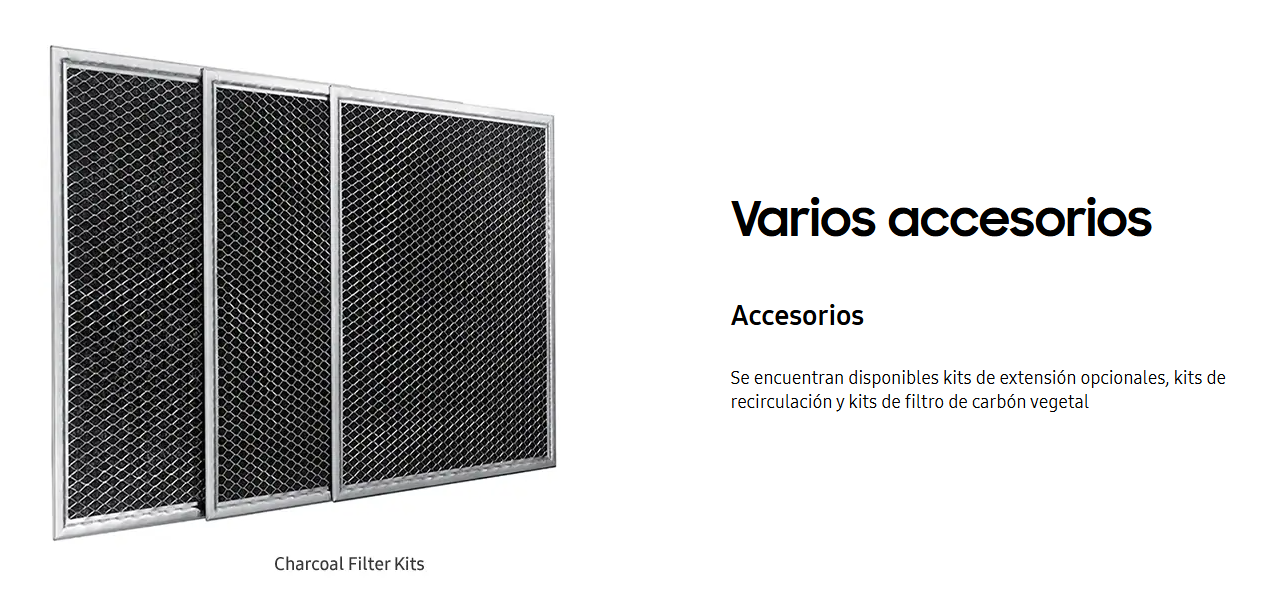 NK30R5000WS/AP, SAMSUNG Campana De Montaje En Pared De 30" En Acero Inoxidable Samsung 2 velocidades luces LED 53 dBA Silver, 12 meses Garantía General NK30R5000WS/AP, SAMSUNG Campana De Montaje En Pared De 30" En Acero Inoxidable Samsung 2 velocidades luces LED 53 dBA Silver, 12 meses Garantía General