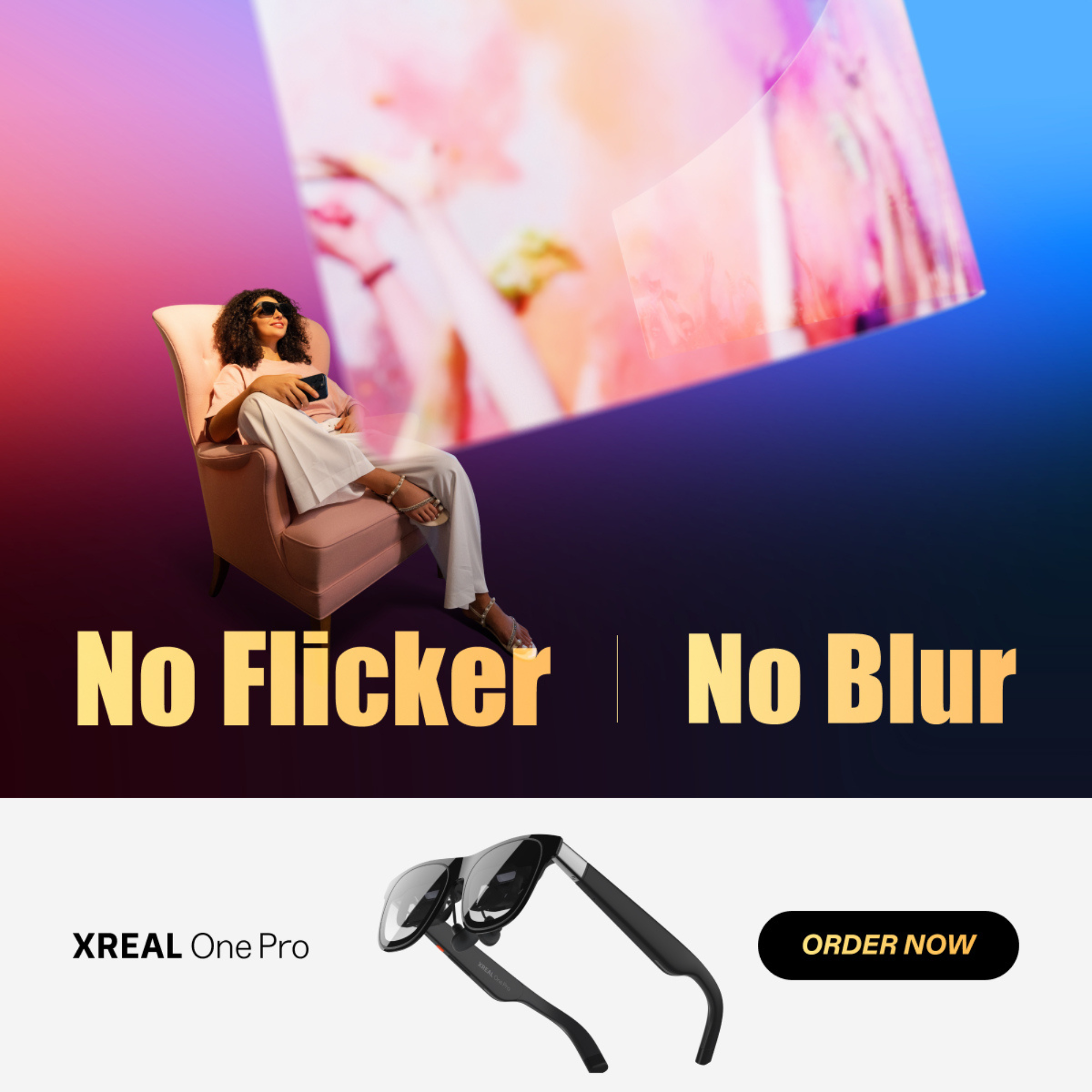 XREAL One Pro - AR Smart Glasses 120Hz Full-HD Micro-OLED, Bose Audio - UNBOXED DEAL