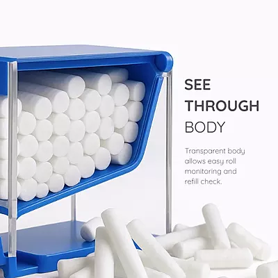 Cotton Roll Dispenser-Press Type